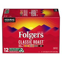 Folgers Classic Roast K-Cup Pods 