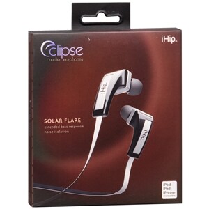 IHIP Eclipse Solar Flare Audio Earphones White