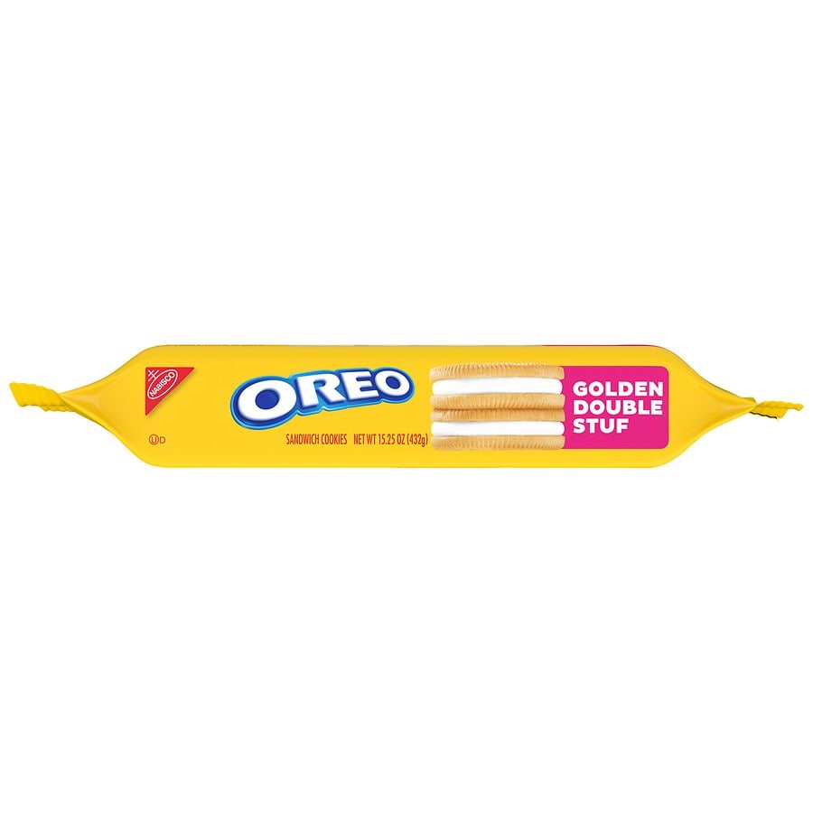 Oreo Golden Double Stuf Cookies Golden Walgreens