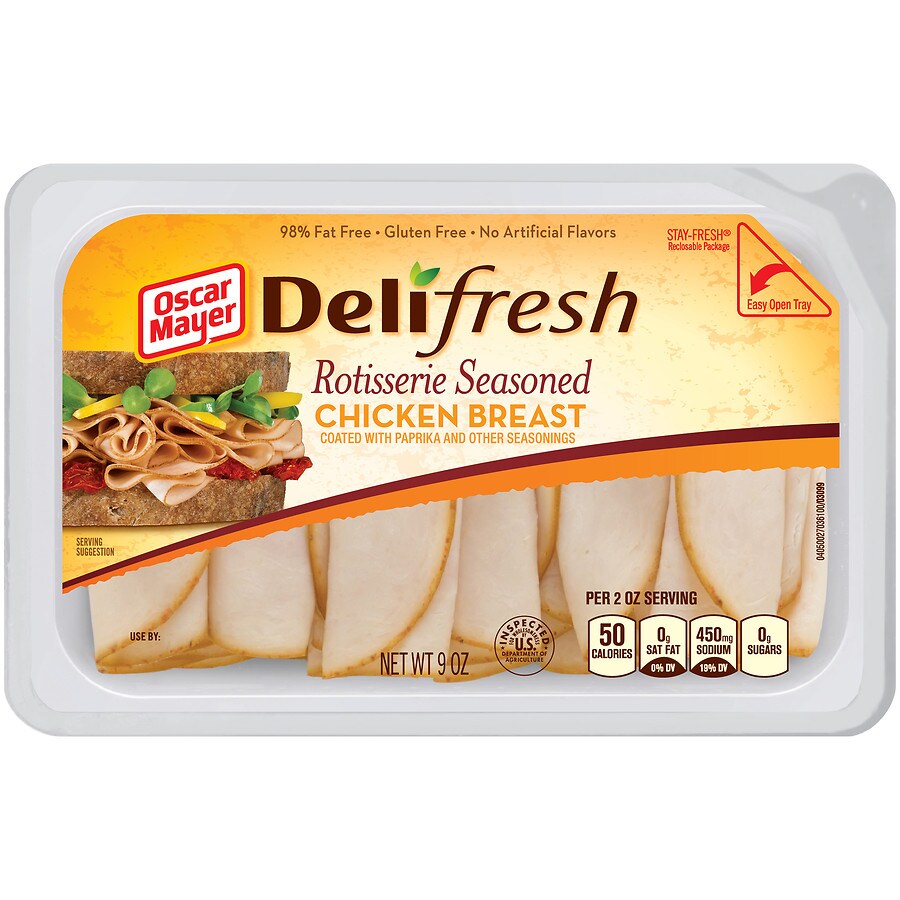  Oscar Mayer Deli Fresh Chicken Breast Rotisserie Seasoned 