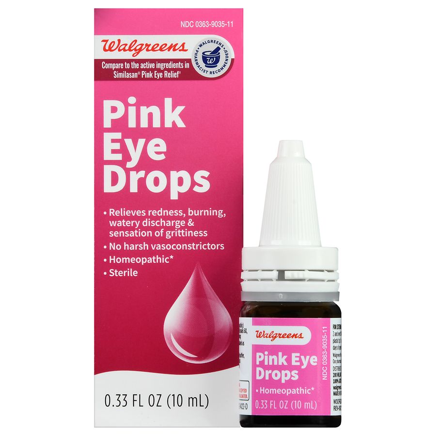 Walgreens Pink Eye Drops