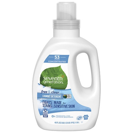 UPC 732913228928 product image for Seventh Generation Concentrated Laundry Detergent Free & Clear, 40 ounce - 2 pac | upcitemdb.com