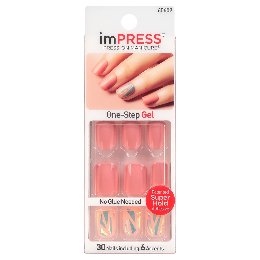 Press On Nails Walgreens Broadway Nails Impress Press On Manicure One Shine Daybroadway