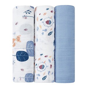 Aden + Anais Organic Swaddler 3 Pack Into the Woods