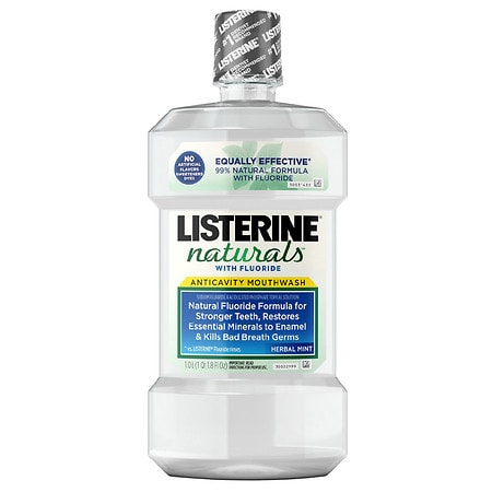 Listerine naturals with fluoride