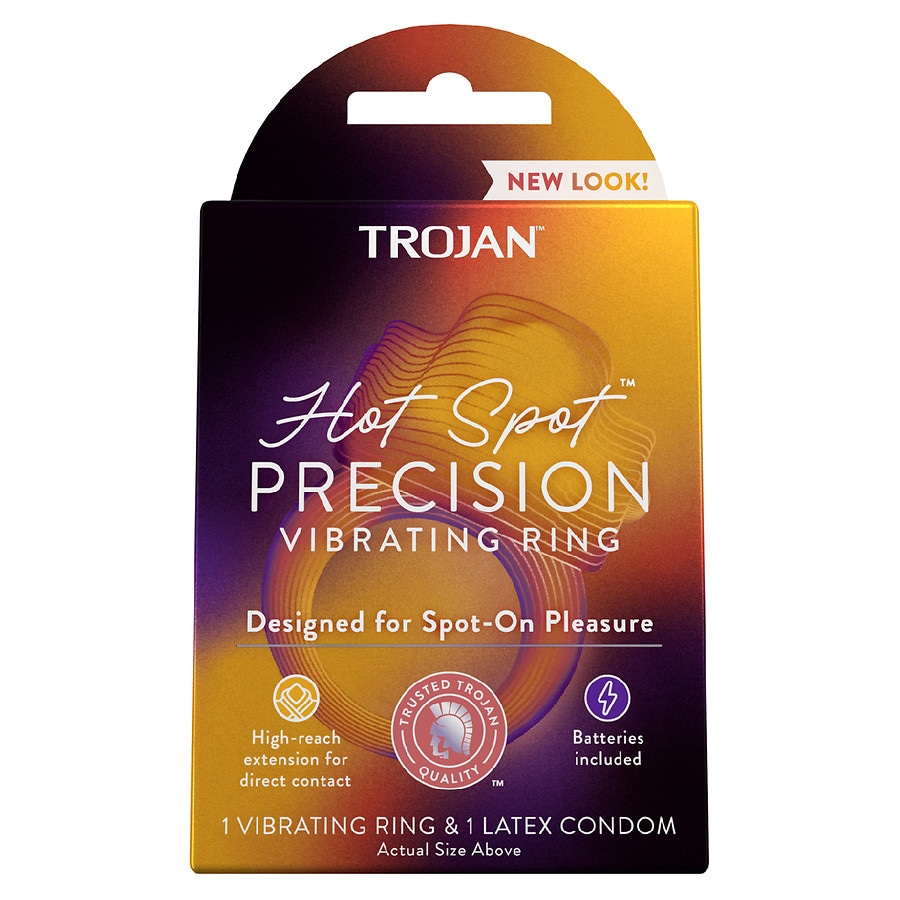 Trojan Hot Spot Vibrating Ring Couples Massager