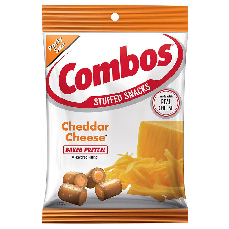  Combos Cheddar Cheese Pretzel Baked Snacks 