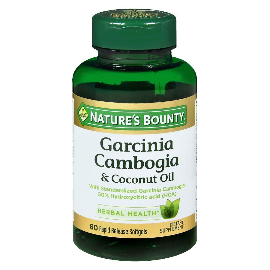  Nature's Bounty Garcinia Cambogia & Coconut Oil, Softgels 