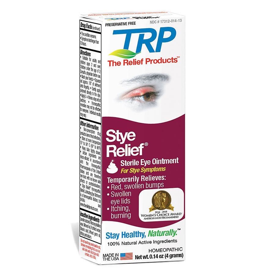 The Relief Products Stye Relief Homeopathic Lubricating Eye Ointment