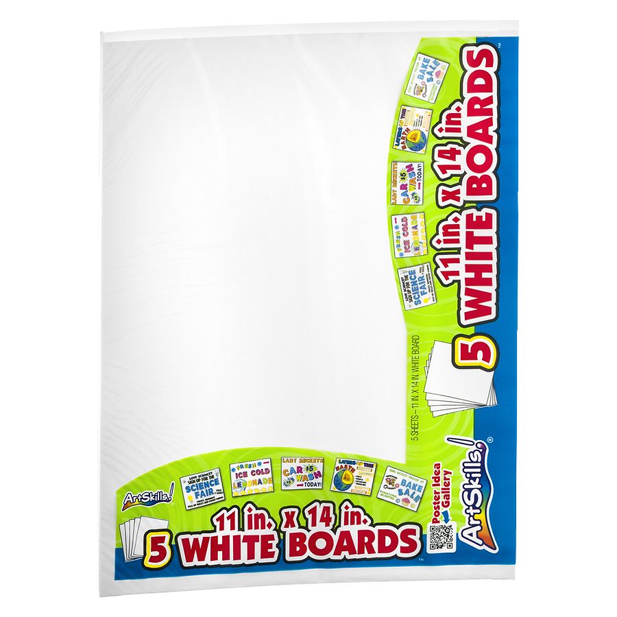 ArtSkills Posterboard 11 inch x 14 inch White