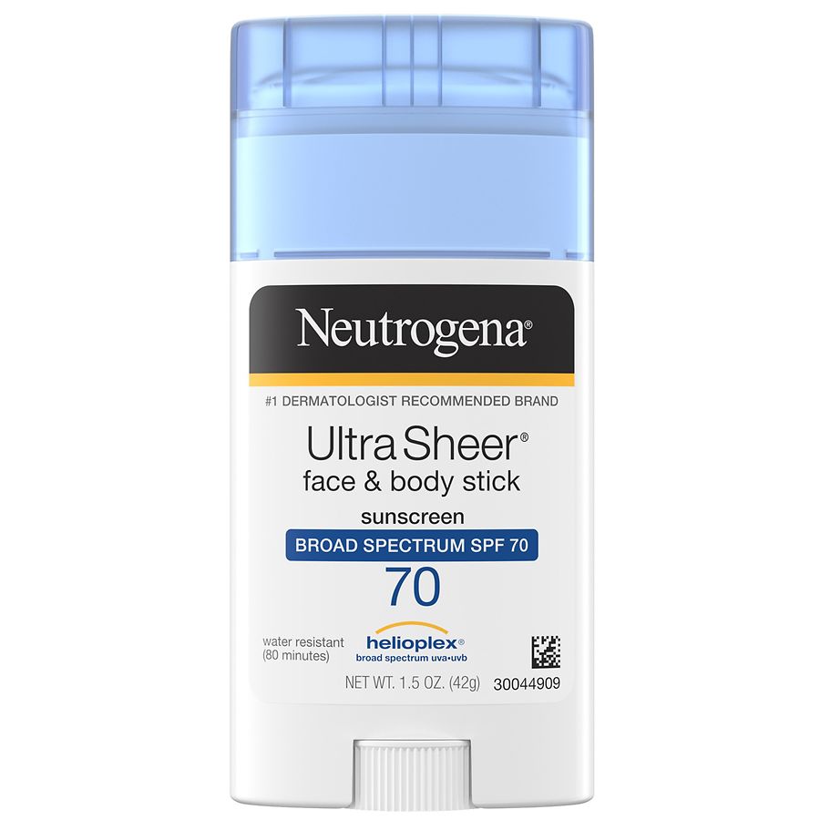 Neutrogena Ultra Sheer Non-Greasy Sunscreen Stick SPF 70