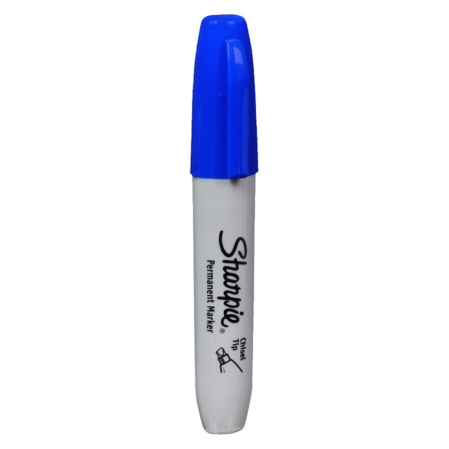  Sharpie Chisel Tip Permanent Marker Blue 