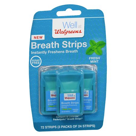 Walgreens Breath Strips Mint | Walgreens