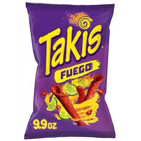 Takis Fuego Rolled Tortilla Chips Hot Chili Pepper & Lime | Walgreens
