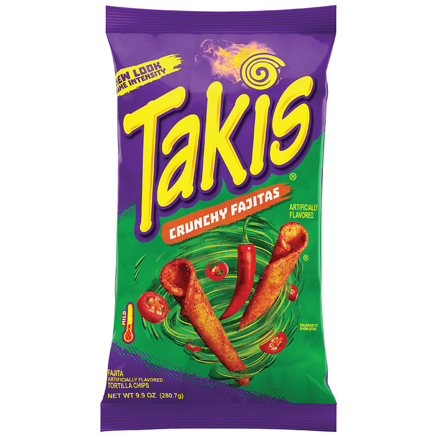 Takis Rolled Tortilla Chips Crunchy Fajitas