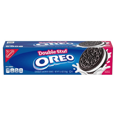 UPC 044000034030 product image for Oreo Double Stuf cookies Chocolate - 5.6 oz | upcitemdb.com