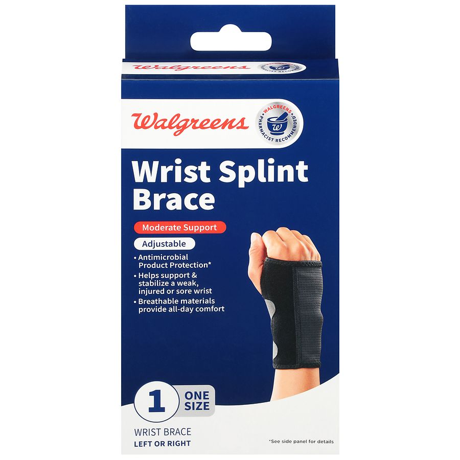 Walgreens Adjustable Splint Wrist Brace One Size Walgreens