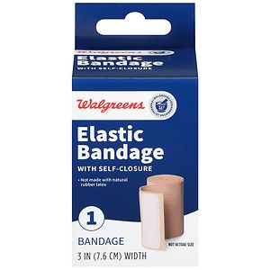 Walgreens Elastic Bandage with Self-Closure 3 inch