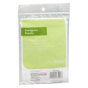 West Loop Emergency Poncho Clear