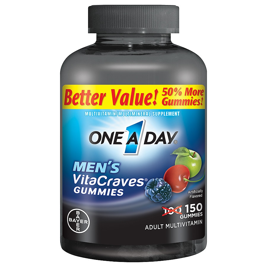  One A Day VitaCraves Men's Multivitamin Gummies 