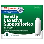 Walgreens Gentle Laxative Suppositories