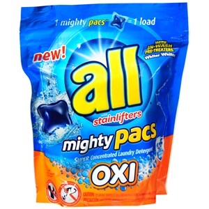 All Laundry Detergent Packs Oxi