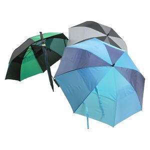 West Loop Double Canopy 60 Inch Golf Umbrella Assorted