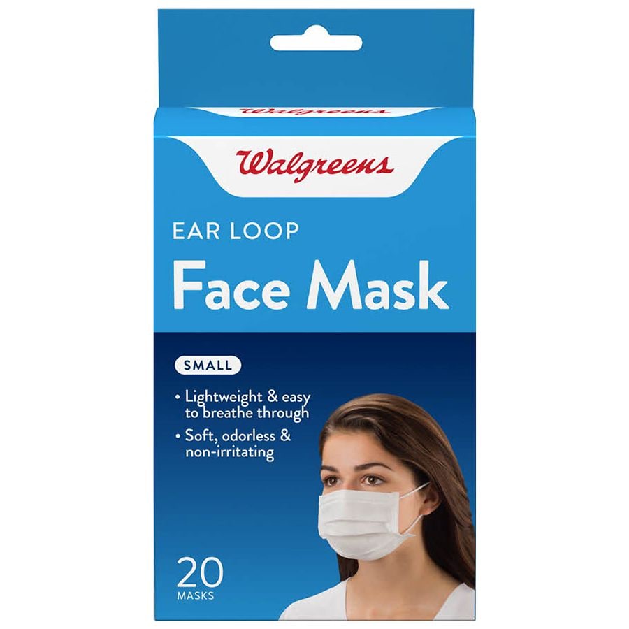 Download Walgreens Earloop Face Masks Small Walgreens PSD Mockup Templates