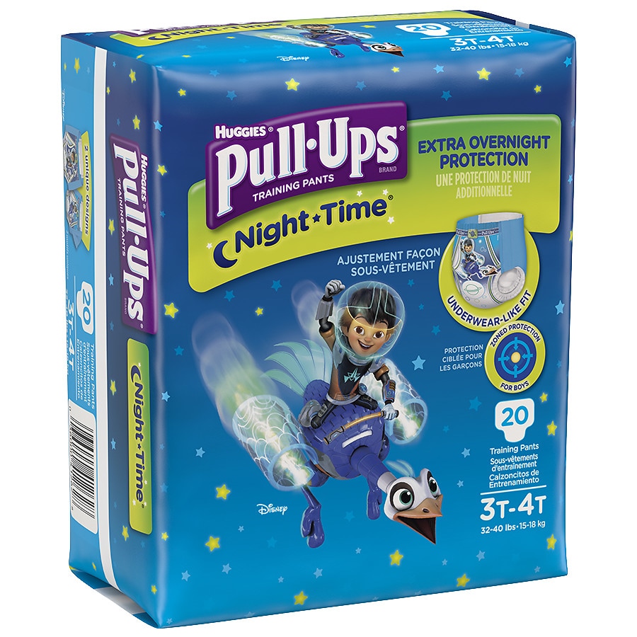 Huggies PullUps NightTime Training Pants for Boys 3T4T Walgreens