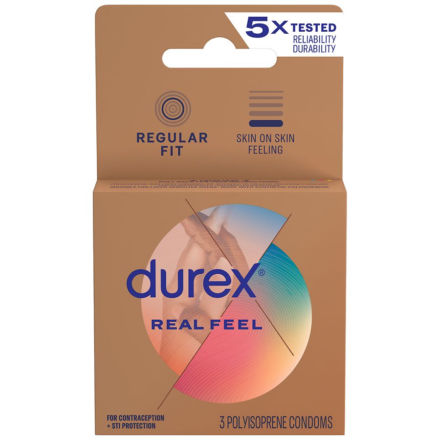 Durex RealFeel Non-Latex Condoms. 