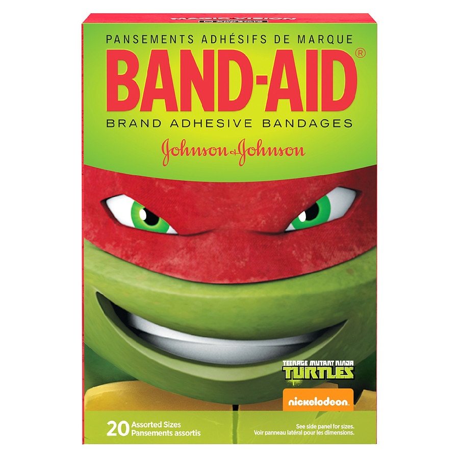 Band Aid Brand Nickelodeon Teenage Mutant Ninja Turtles Assorted Sizes Teenage Mutant Ninja Turtles