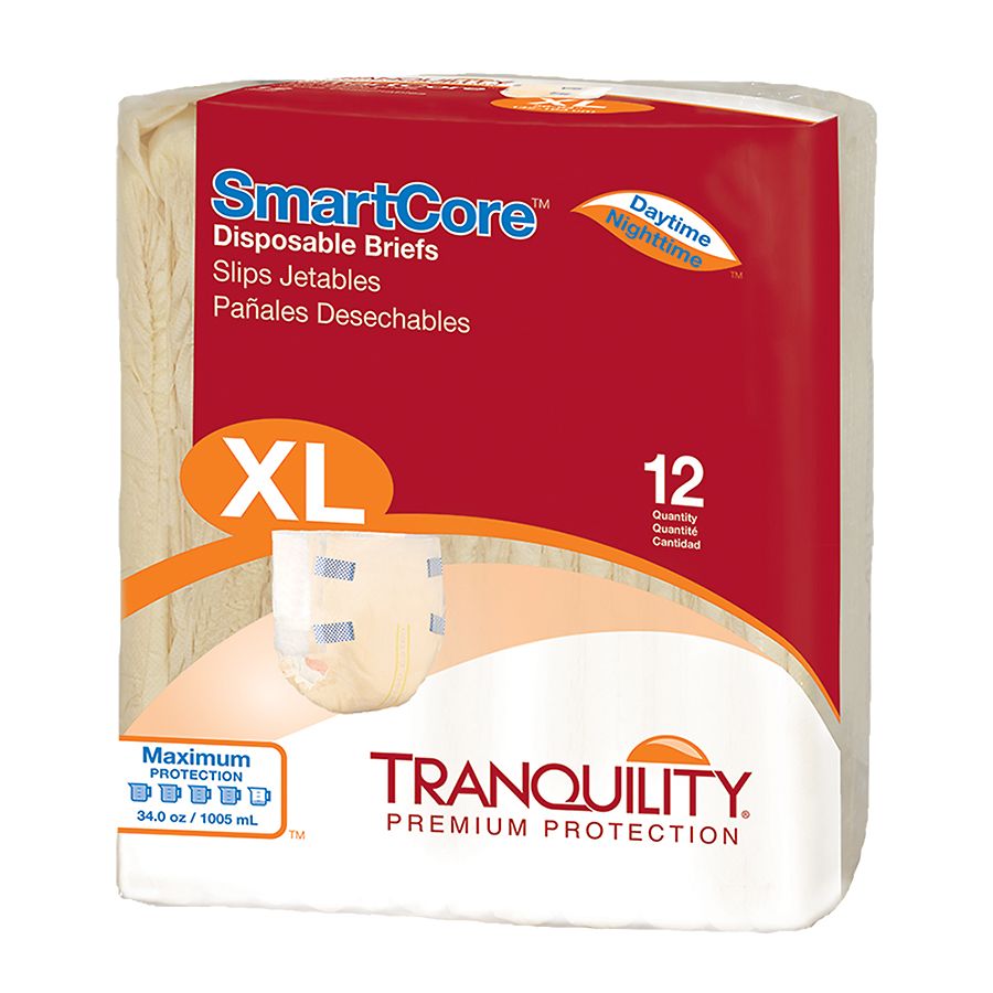 Tranquility Smartcore Brief Disposable Maximum Protection