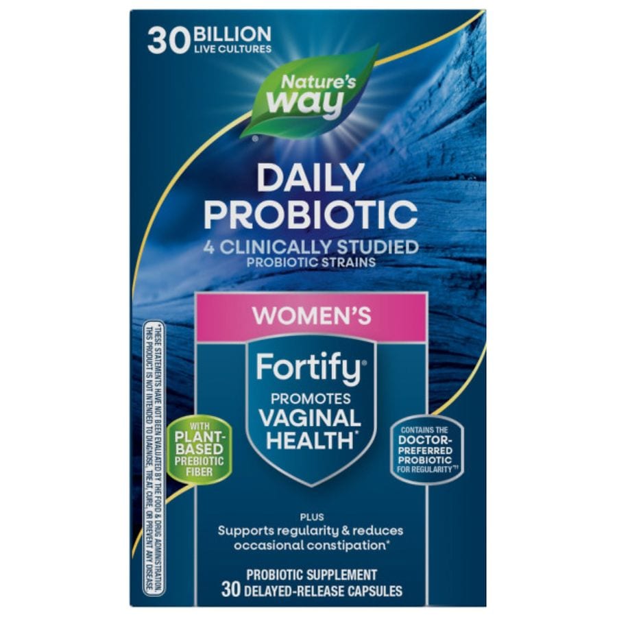 Nature S Way Primadophilus Fortify Women S Probiotic 30 Billion Vegetarian Capsules Walgreens