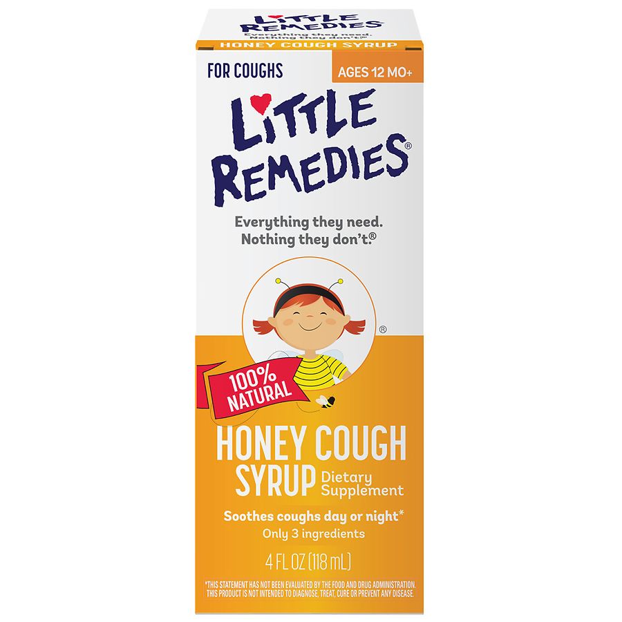  Little Remedies Honey Cough Syrup, 100% Natural, 12 Months+ Honey 