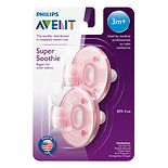 Philips Avent BPA Free Soothie Pacifier, 3 Months+ Blue/ Pink