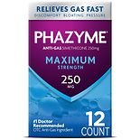 Phazyme Maximum Strength Gas and Bloating Relief, 250 mg