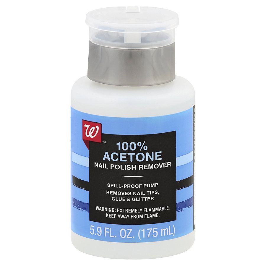 Walgreens Beauty Nail Polish Remover Pump 100% Acetone