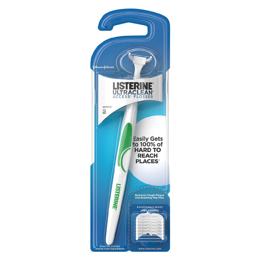  Listerine Access Flosser With 8 Dental Flosser Heads 