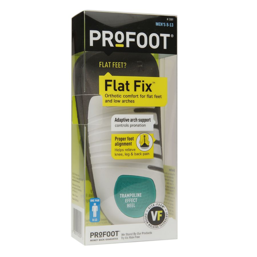 profoot insoles for flat feet