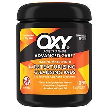 oxy maximum action cleansing pads