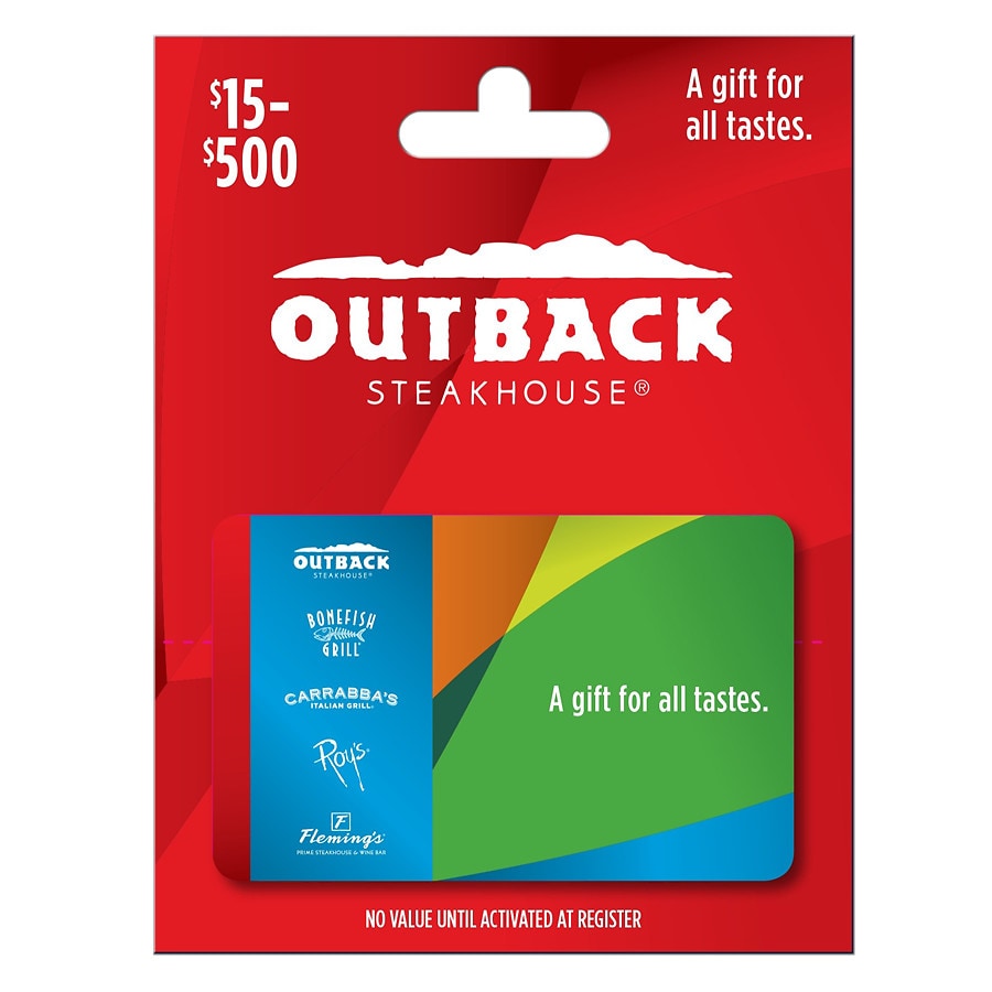 Outback Non Denominational Gift Card Walgreens