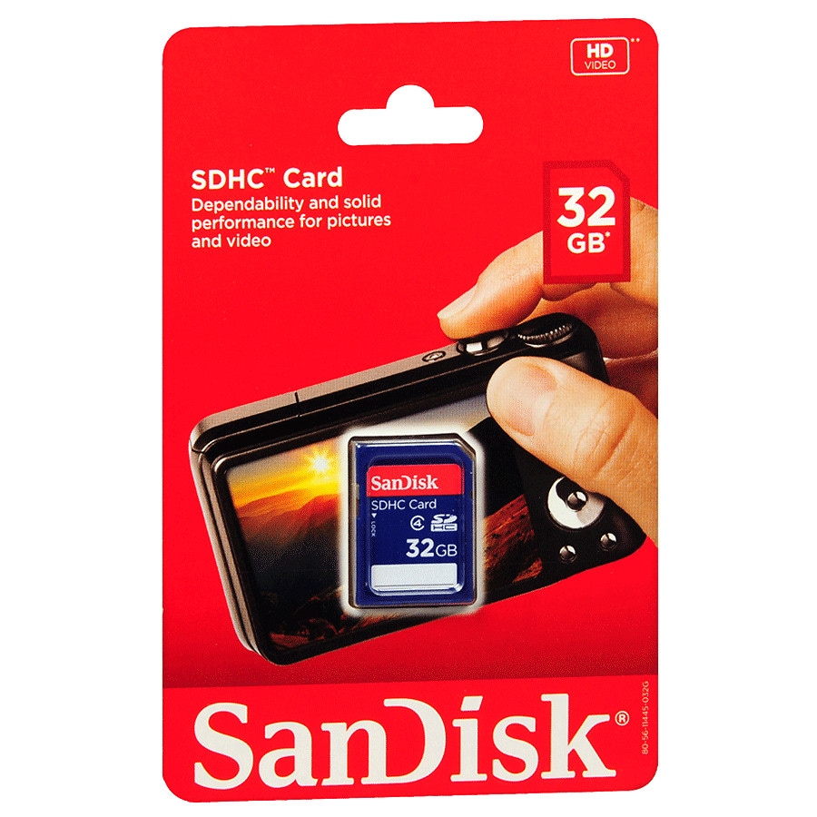 Sandisk 32gb Sd Memory Card Walgreens