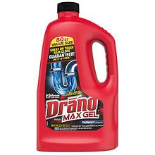 drano max gel in standing water