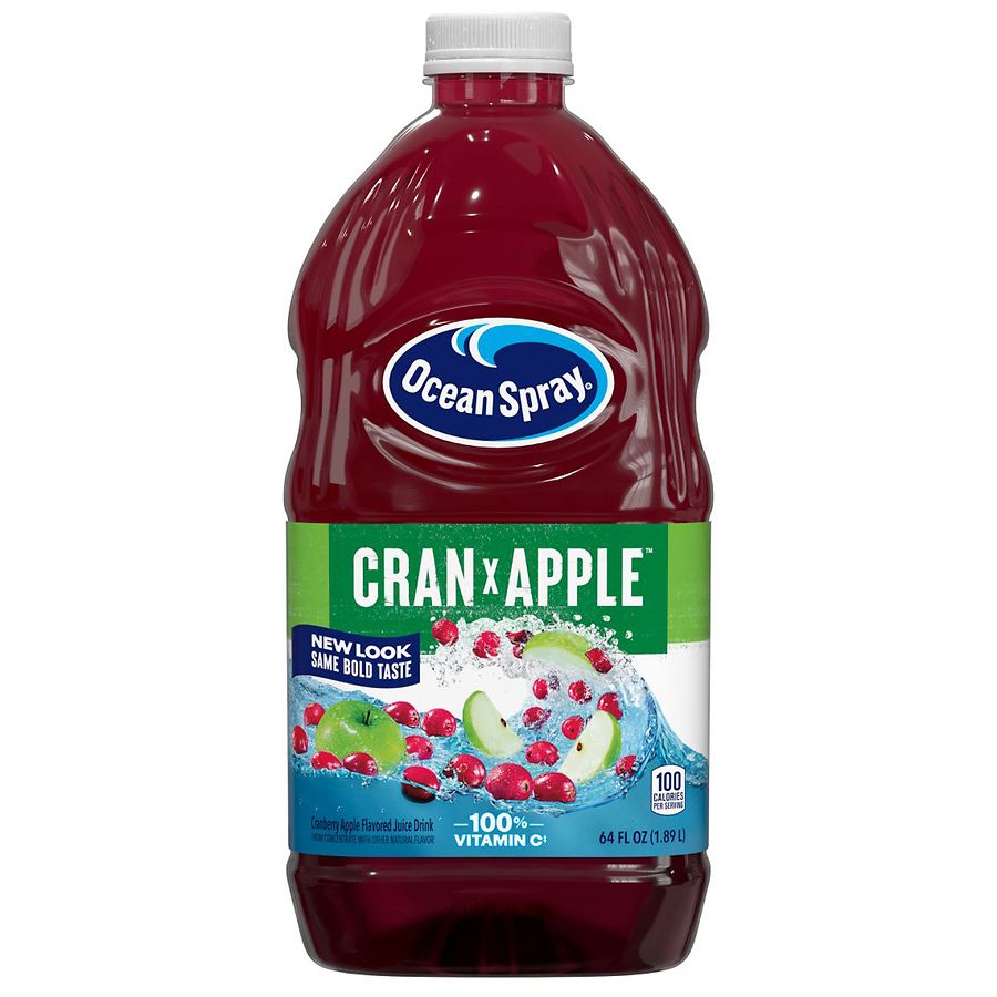 cranberry and apple juice