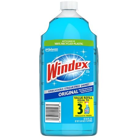 Windex 00128 Blue Windex Refill, 2 Ltr 