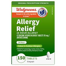 Walgreens Wal-Zyr, Cetirizine Hydrochloride Tablets, 10 mg | Walgreens