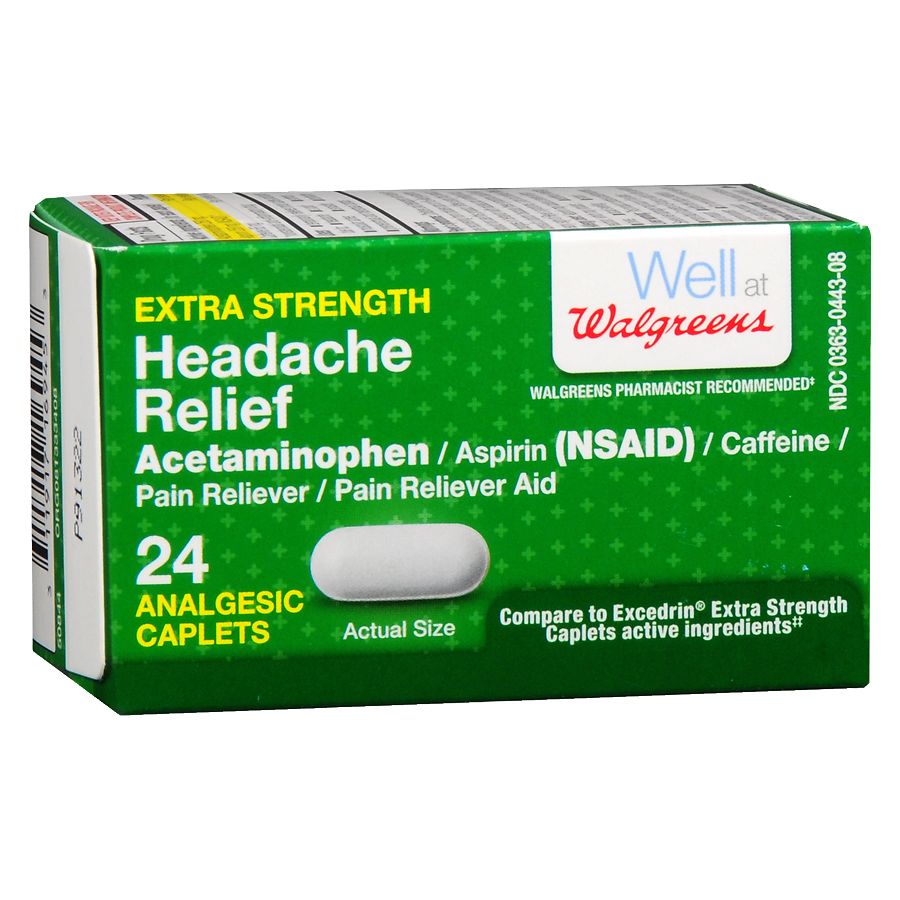 Walgreens Extra Strength Headache Relief Caplets