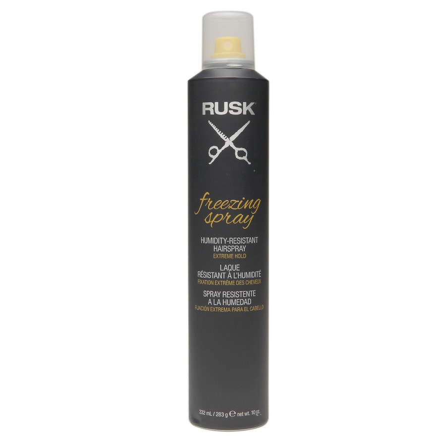  Rusk Freezing Spray Humidity-Resistant Hairspray, Extreme Hold 