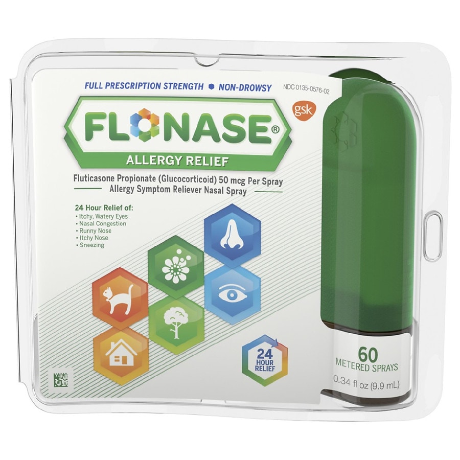 Flonase 24 Hour Allergy Relief Nasal Spray 60 metered sprays Walgreens