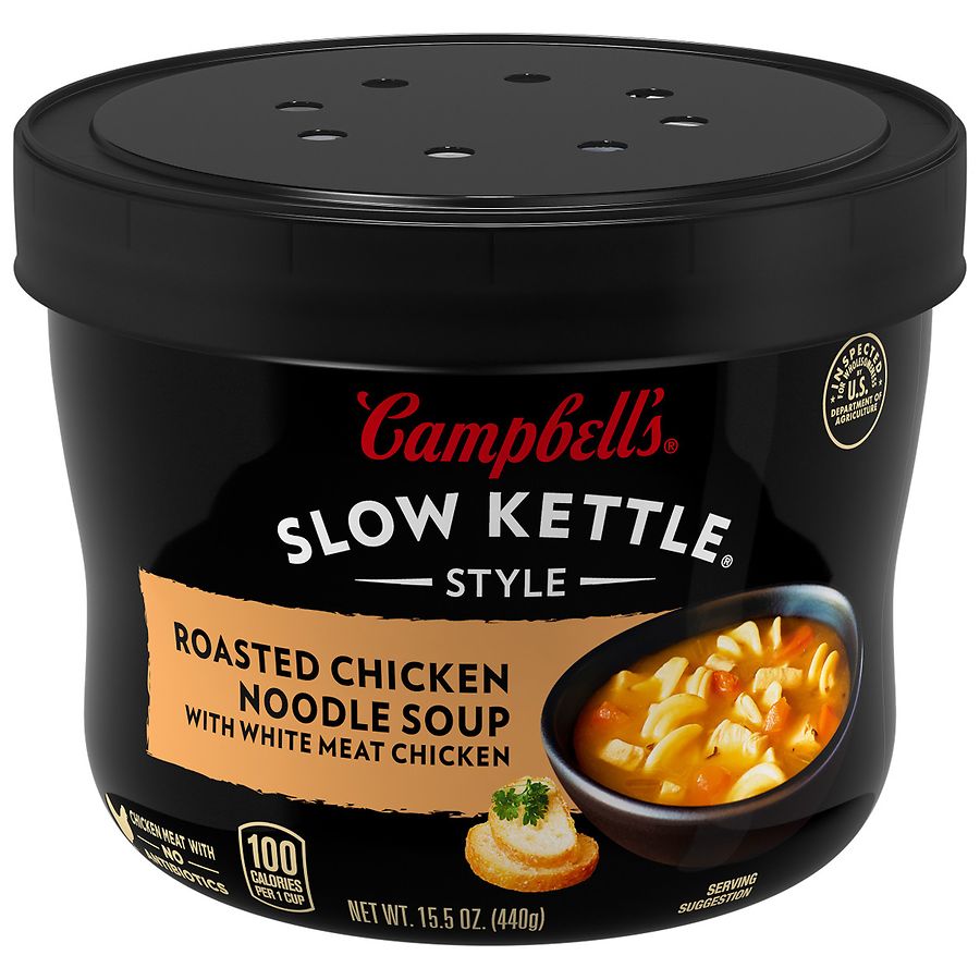 Campbell's Style Roasted Chicken Noodle Soup with Herbs & White Meat Chicken